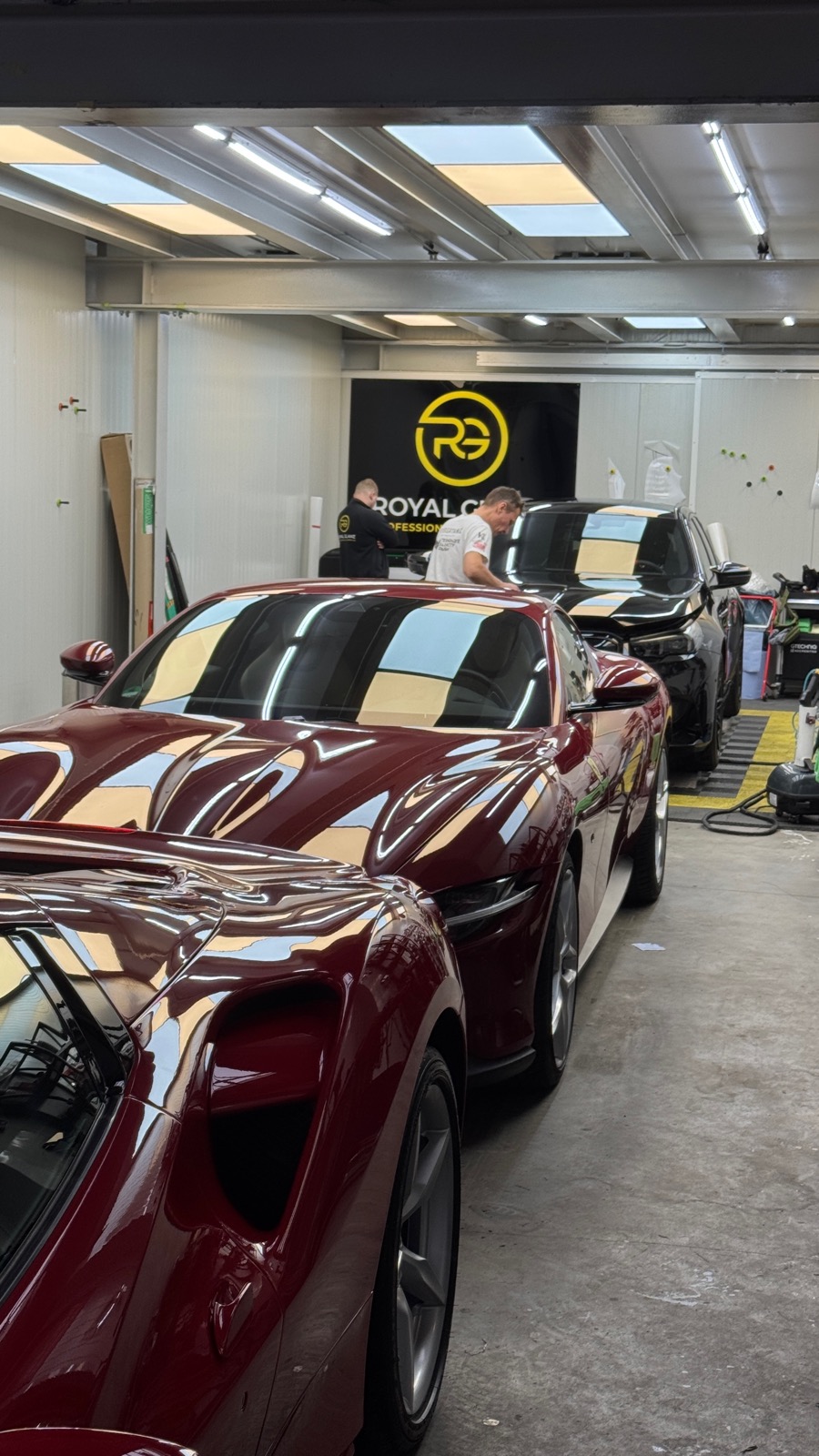 Ferrari Roma mit Gtechniq-Keramikversiegelung